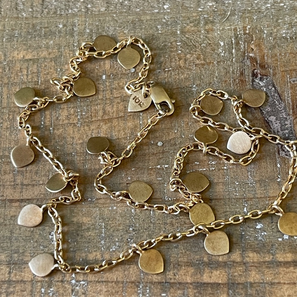 ME & RO 16” Solid Gold Lotus Station Necklace